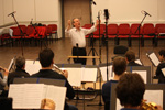 G. Veit bei der CD-Einspielung mit der Sächsischen Bläserphilharmonie