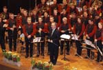Gottfried Veit als Gastdirigent bei der Wacker Werkskapelle in Burghausen