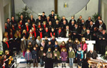 Gottfried Veit beim Weihnachtskonzert des Kirchenchores St. Cäcilia Vilpian